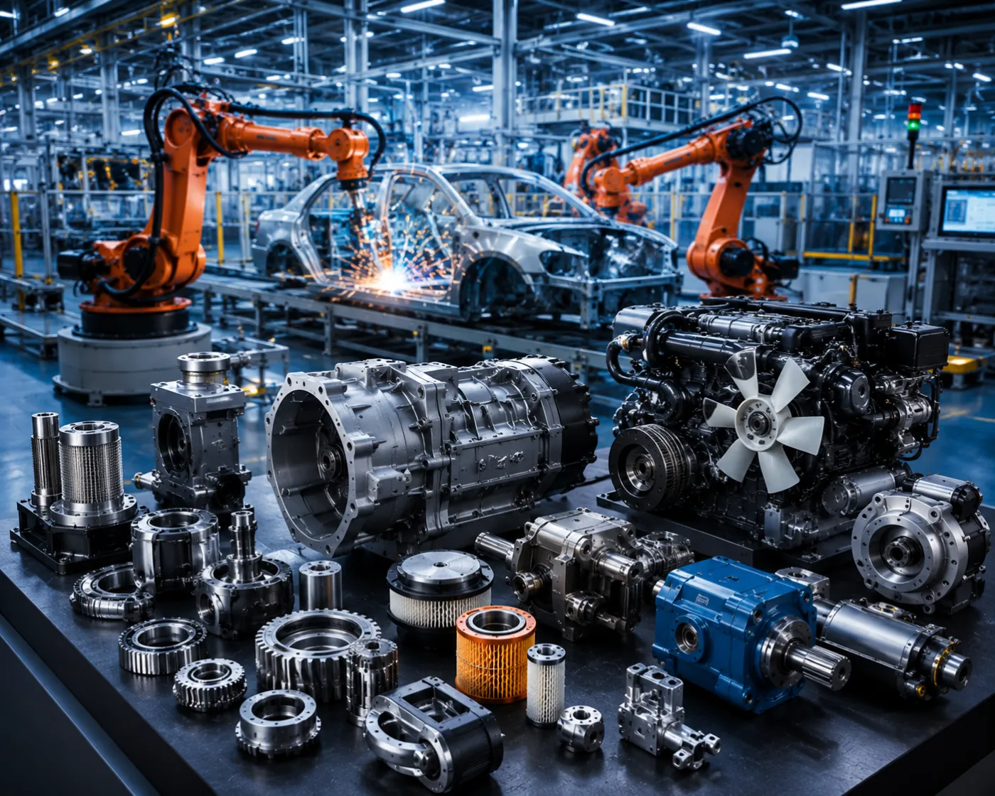 Genuine and equivalent-quality components from leading manufacturers